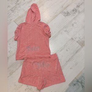 Juicy Couture Terrycloth Matching Set size Large NEW